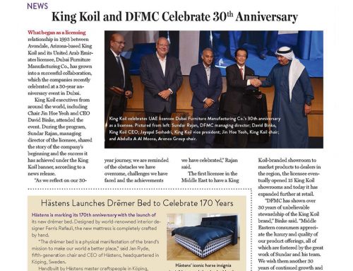 DFMC’s 30th-year Anniversary Celebration in Dubai was recently featured in America’s leading global monthly magazine ‘The BedTimes’